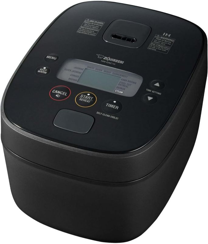 Photo 1 of ***HEAVILY USED AND DIRTY - UNABLE TO TEST - SEE PICTURES***
Zojirushi NW-QAC10 Induction Rice Cooker and Warmer, 5.5 Cup Capacity, Black, 9.25 x 12.25 x 7.88