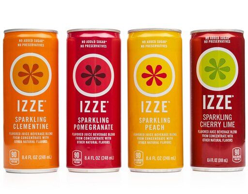 Photo 1 of (EXP DATE 12/16/24) IZZE Sparkling Juice Drink 4 Flavor Variety Pack 8.4 Oz 24 Pack Cans
