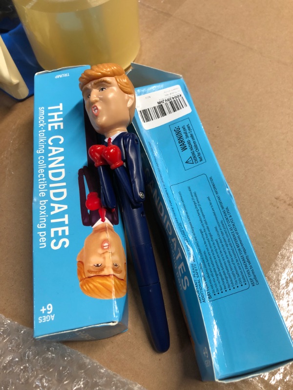 Photo 2 of (Pack of 2) Trump Merchandise, Talking Trump Pen with Real Voice Funny Gifts for Men Donald Trump Gifts Novelty Gifts for Adults, Unique Gag Gifts Christmas Birthday
