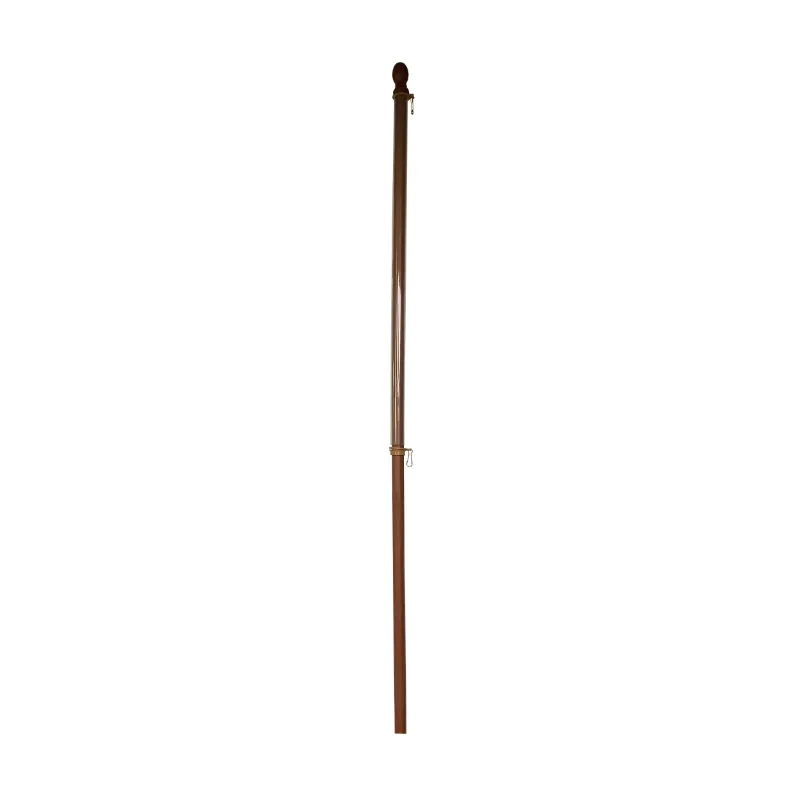 Photo 1 of Rain or Shine 5-ft Brown Wood House Flag Pole | Hy-P3 2 pack 