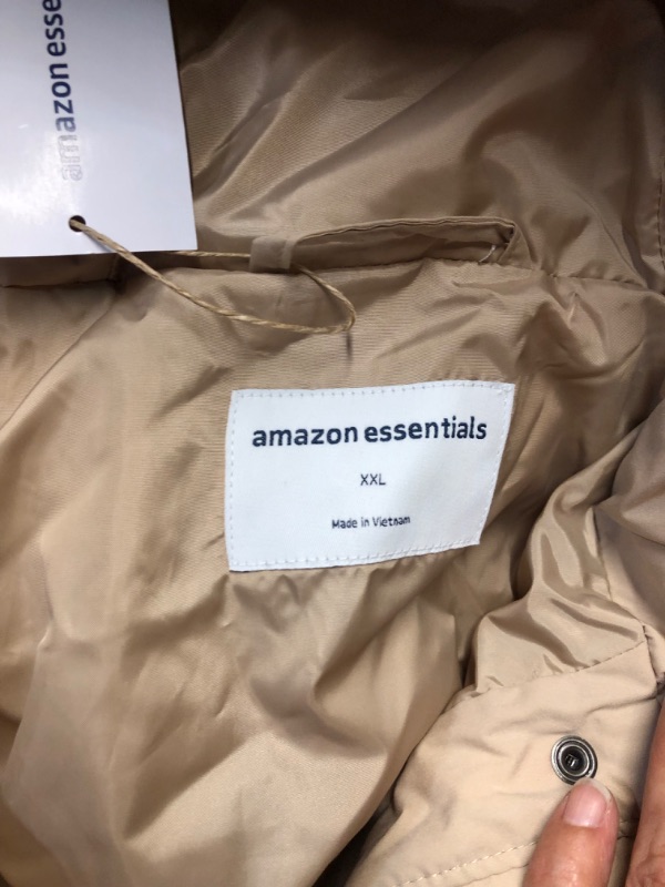Photo 1 of Amazon Essentials Women's Oversized Long Puffer Jacket (Available in Plus Size) XX-Large Tan