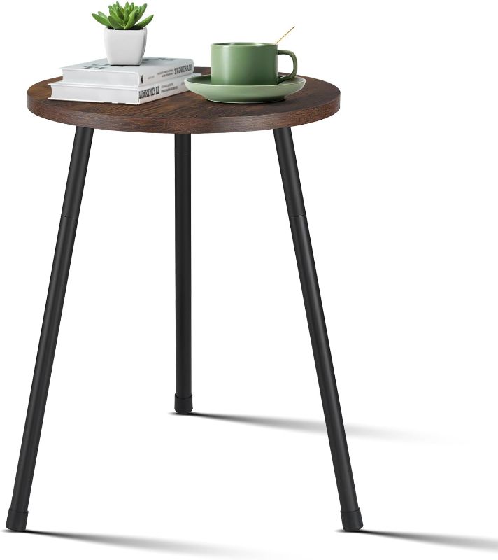 Photo 1 of  Round Side Table, Small Accent End Table for Living Room, Bedroom, Small Spaces,  **STOCK PHOTO FOR REFERENCE**