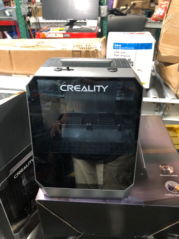 Photo 1 of Creality Official Space PI Filament Dryer Plus, 2 Spools 3D Printer Filament Dryer Box with Built-in Fan Filament Storage 3D Filament Dehydrator One-Key Setting for 1.75/2.85mm PLA PETG ABS TPU Nylon 2 Spools Space