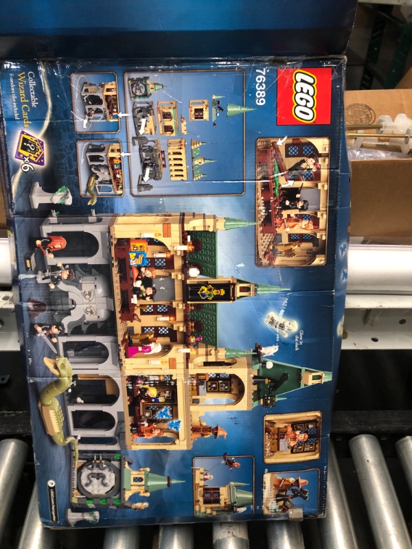 Photo 2 of ** NON REFUNDABLE, PARTS ONLY** LEGO Harry Potter Hogwarts Chamber of Secrets, 20th Anniversary Castle Model with Collectible Golden Voldemort Minifigure and Glow-in-The-Dark Nearly Headless Nick, Harry Potter Birthday Gift, 76389 Standard Packaging  **PA