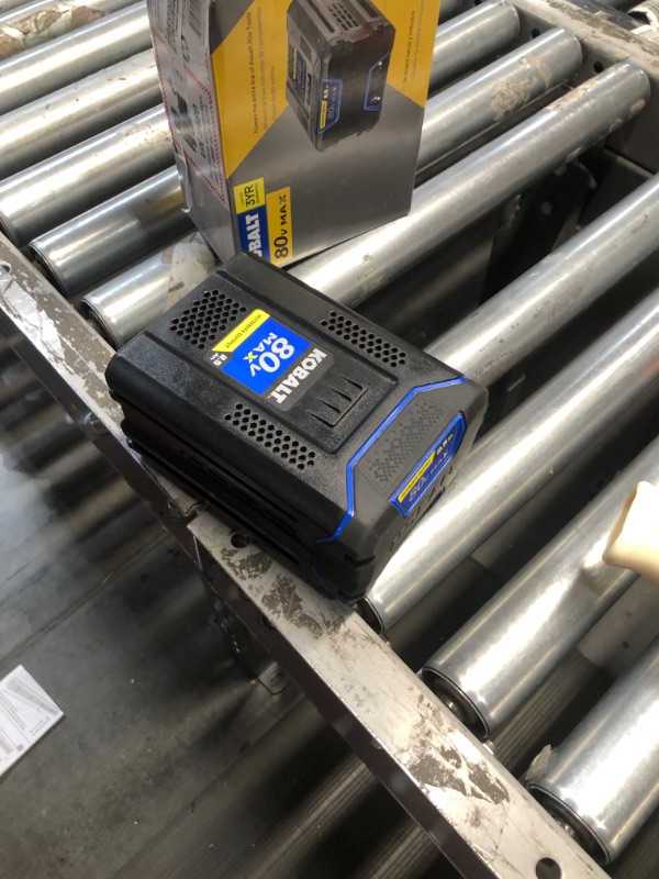 Photo 2 of Kobalt 80-volt 2.5-Amp Hours Rechargeable Lithium Ion Cordless Power Equipment Battery KB 2580-06