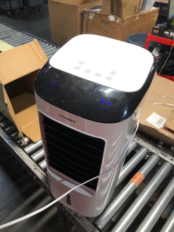 Photo 2 of **missing remote** VIVOHOME Portable Evaporative Air Cooler 110V 65W Fan Humidifier with LED Display and Remote Control, Ice Box