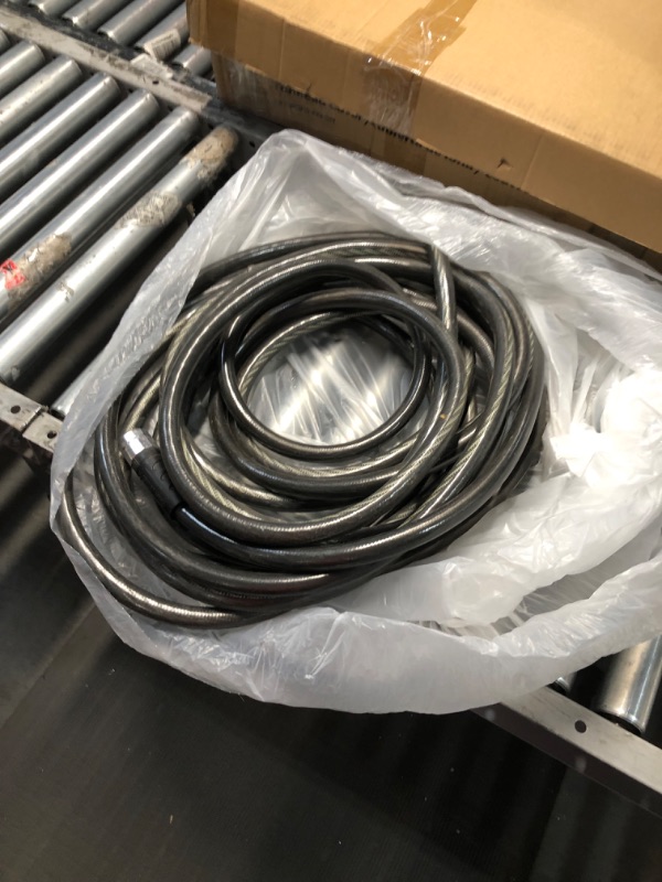 Photo 2 of [READ NOTES]
NeverKink Teknor Apex 5/8-in x 50-ft Heavy-Duty Kink Free Vinyl Gray Coiled Hose
