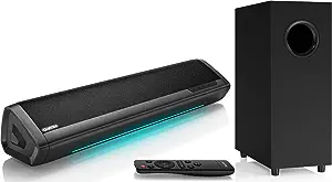 Photo 1 of ***DOES NOT TURN ON*** Saiyin Sound Bars for TV with Subwoofer, 2.1 Deep Bass  Soundbar 