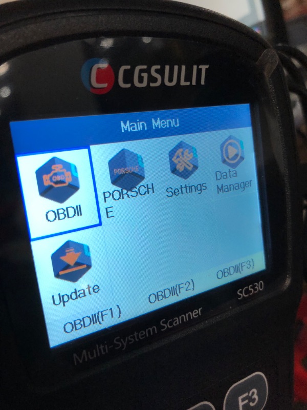 Photo 3 of **PORSCHE BRAND ONLY*** CGSULIT All System OBD2 Scanner for Porsche, SC530 Bidirectional Scan Tool with Oil/SRS/EPB/SAS Reset, Battery Registration, ABS Bleeding 30+ Special Functions, Over-rev Report Diagnostic Code Reader