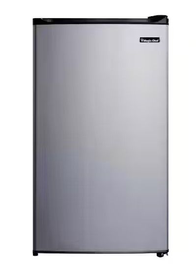 Photo 1 of ***SEE NOTES*** 
Magic Chef 3.2 Cu. Ft. Mini Fridge in Stainless Steel Look Without Freezer
