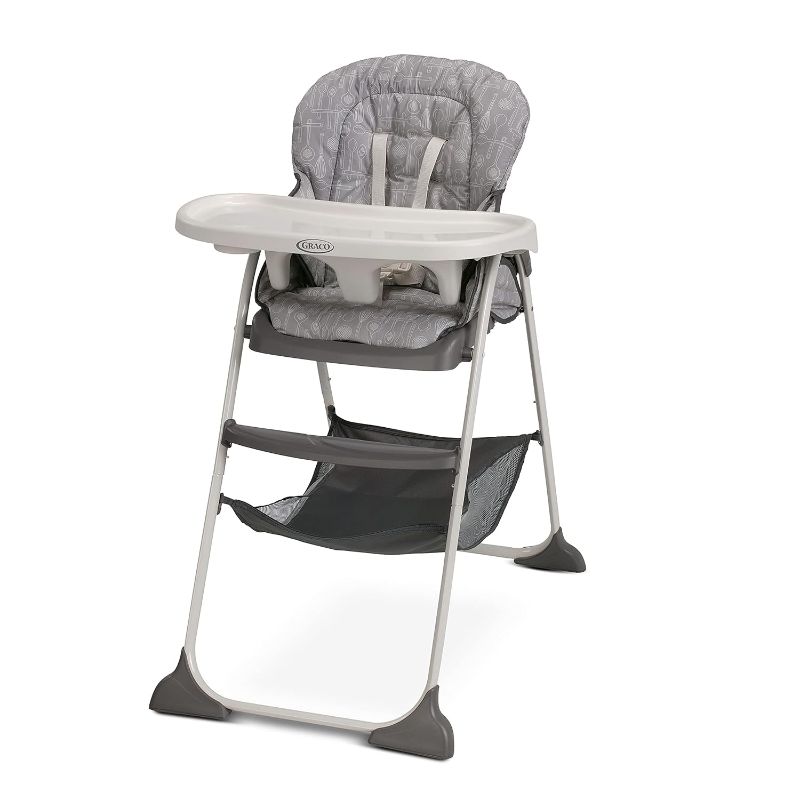 Photo 1 of Graco Slim Snacker High Chair, Ultra Compact High Chair, Whisk
