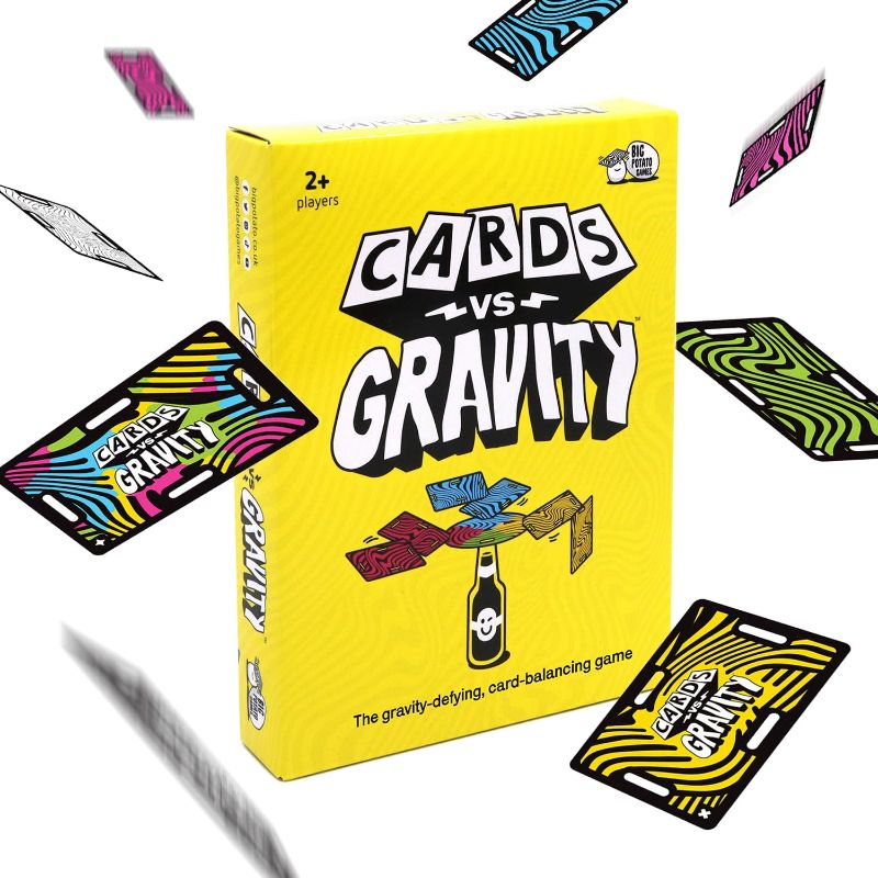 Photo 1 of Big Potato Cards vs Gravity: The Gravity-Defying, Card-Balancing Game | Fun Card Game | 2-4 Players
