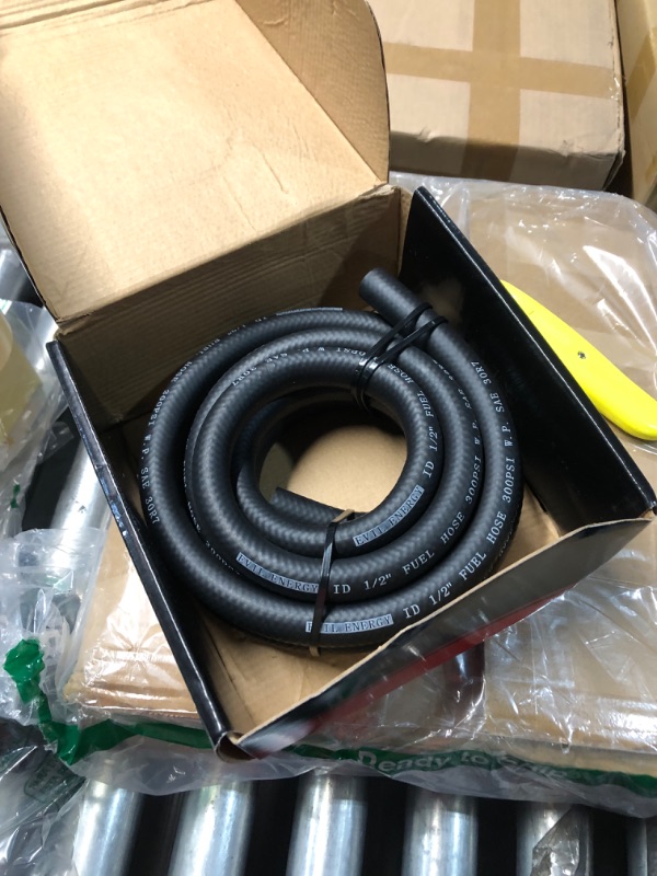 Photo 1 of EVIL ENERGY 1/2 Fuel Hose Line Push Lock NBR Rubber SAE 30R7 10FT 217PSI 1/2 Inch 10FT