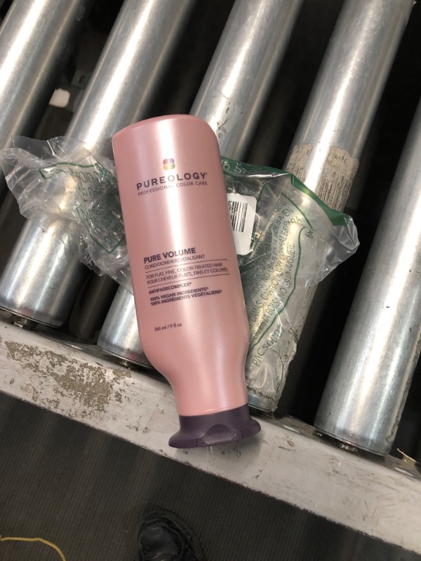 Photo 2 of **non refundable** Pureology Pure Volume Conditioner | For Flat, Fine, Color-Treated Hair | Adds Volume & Movement | Lightweight Conditioner | Sulfate-Free | Vegan | 9 Fl Oz