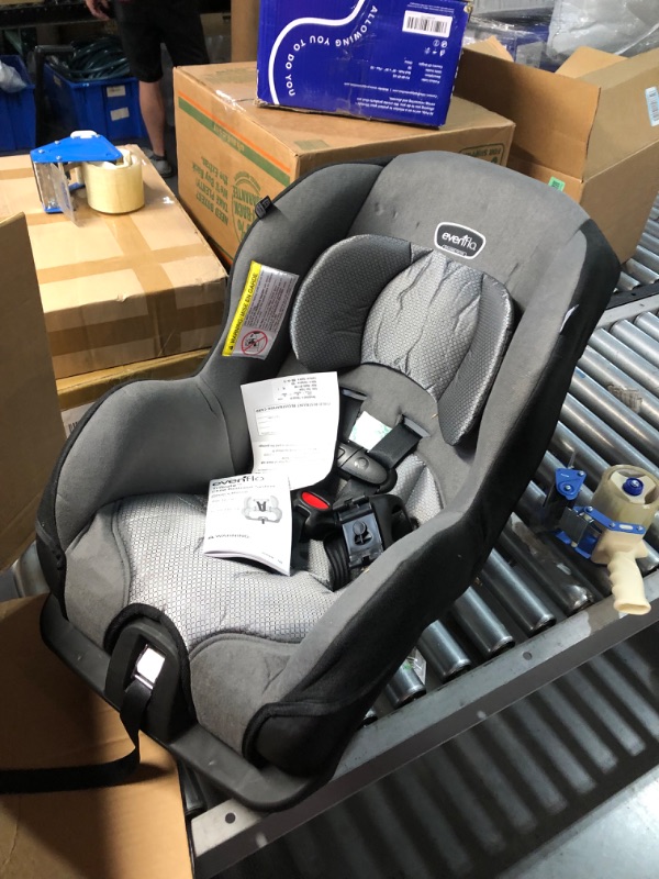 Photo 2 of Evenflo Tribute LX Harness Convertible Car Seat, Solid Print Gray