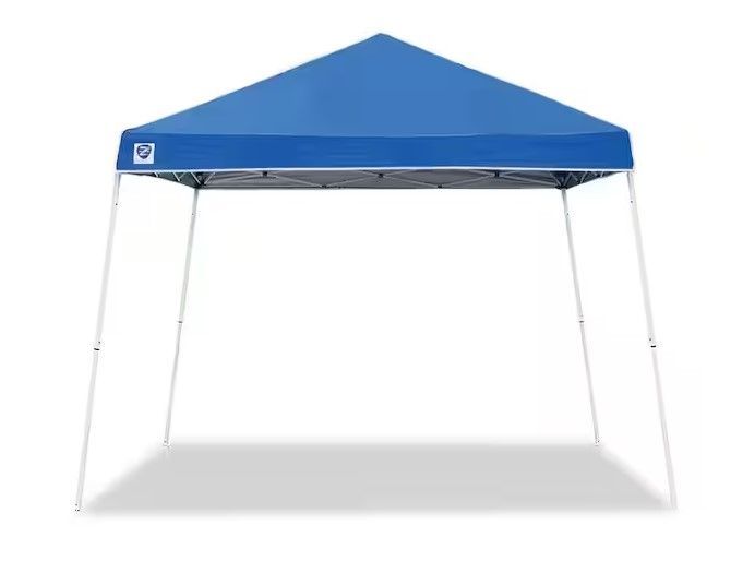 Photo 1 of ***USED - LIKELY MISSING PARTS - UNABLE TO VERIFY FUNCITONALITY***
Z-SHADE 10 ft. x 10 ft. Blue Horizon Angled Leg Instant Shade Canopy Tent Shelter