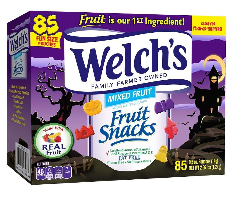 Photo 1 of **NONREFUNDABLE** Welch's Fun Size Fruit Snacks, 0.5 Ounce, 85 Count BB 9/9/24
