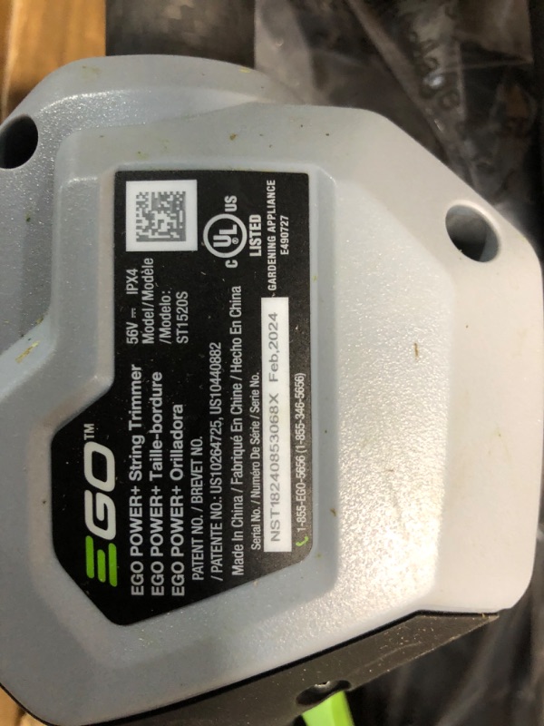 Photo 3 of (NON-REFUNDABLE) EGO POWERLOAD 56-volt 15-in Split Shaft Battery String Trimmer 2.5 Ah (Battery and Charger Included)
