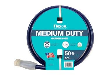 Photo 1 of FLEXON 5/8-in x 50-ft Medium-Duty Vinyl Blue Hose
