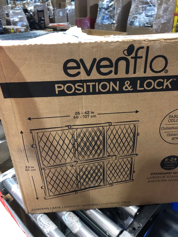 Photo 1 of EVENFLO POSITION AND LOCK BABBY GATE 