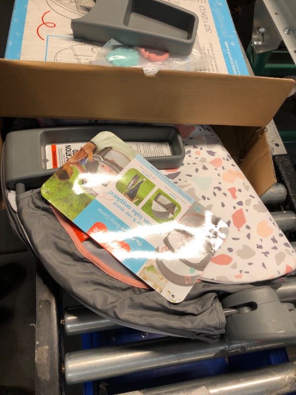 Photo 1 of Fisher-Price Portable Bassinet and Travel Play Area with Baby Toys, On-The-Go Baby Dome, Windmill Fisher-Price Baby Gym with Kick & Play Piano Learning Toy Featuring and 2 Soft Maracas Rattle Toys Windmill Bassinet + Green Play Gym