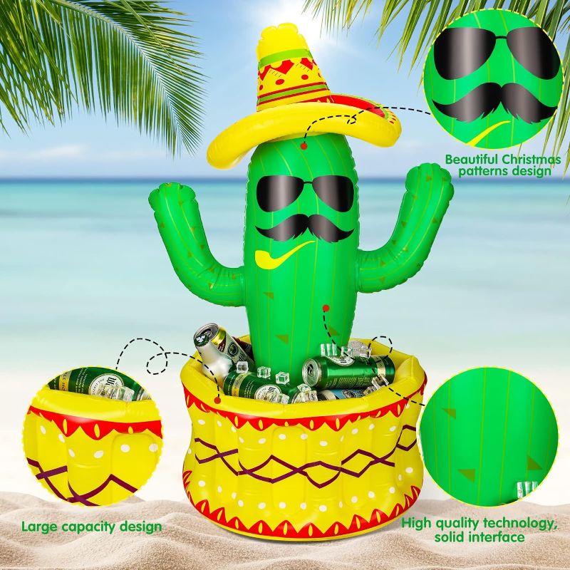 Photo 1 of Chuangdi Inflatable Cooler Inflatable Summer Beach Indoor Outdoor Picnic Hawaiian Pool Party Decoration
