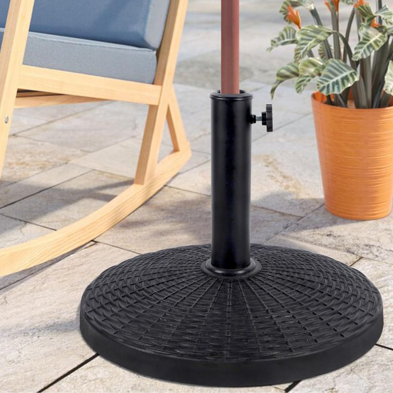 Photo 1 of Blissun 22 lbs Heavy Duty Patio Market Umbrella Base Stand
