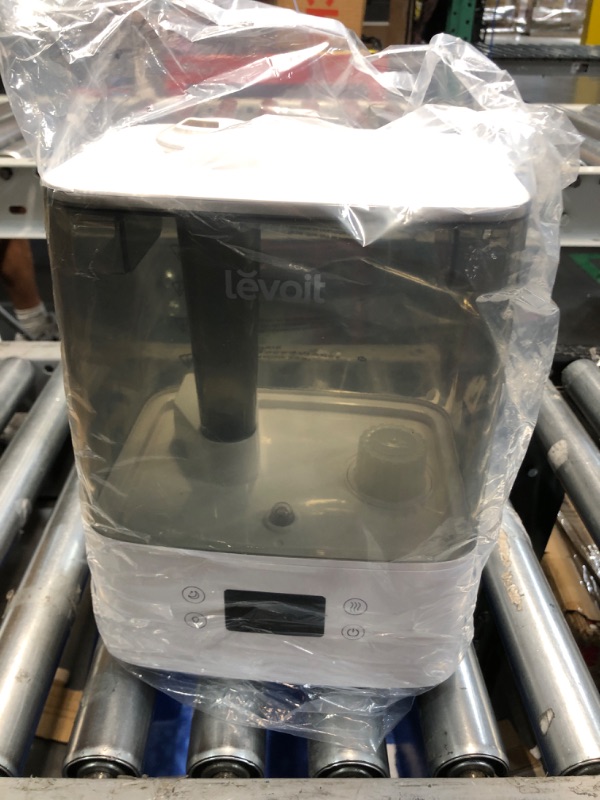 View 3 of LEVOIT Humidifiers for Bedroom Large Room Home, 6L Cool Mist Top Fill Essential Oil Diffuser for Baby and Plants, Smart App & Voice Control, Rapid Humidification and Humidity Setting, Quiet Sleep Mode App Smart Control Gray