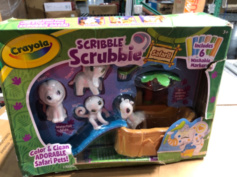 Photo 2 of Crayola Scribble Scrubbie Safari Animals Tub Set, Toys for Girls & Boys, Gift for Kids, Age 3, 4, 5, 6