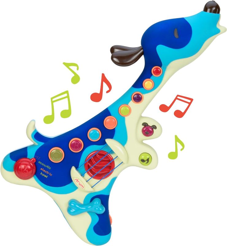 Photo 1 of B. toys- Woofer- Interactive Dog Guitar- Musical Toys- 3 Music Modes- Big & Colorful Buttons – 2 Years +
