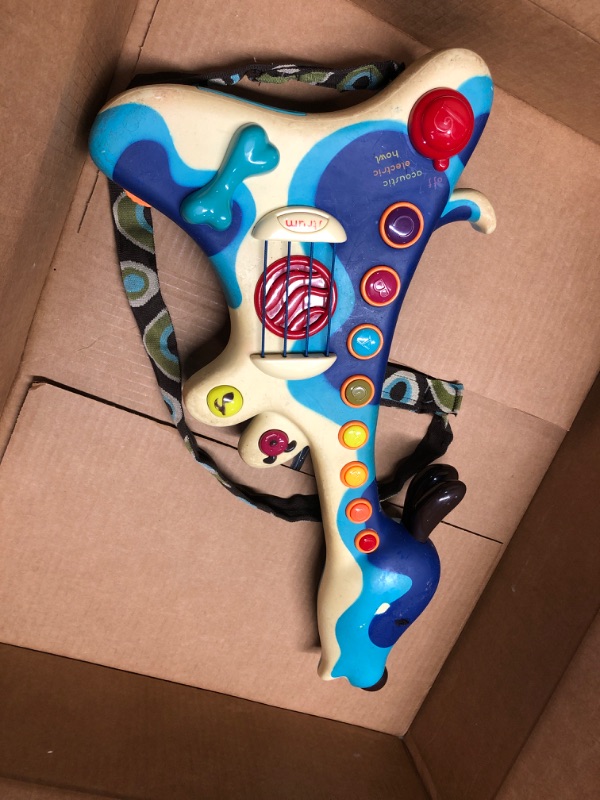 Photo 2 of B. toys- Woofer- Interactive Dog Guitar- Musical Toys- 3 Music Modes- Big & Colorful Buttons – 2 Years +
