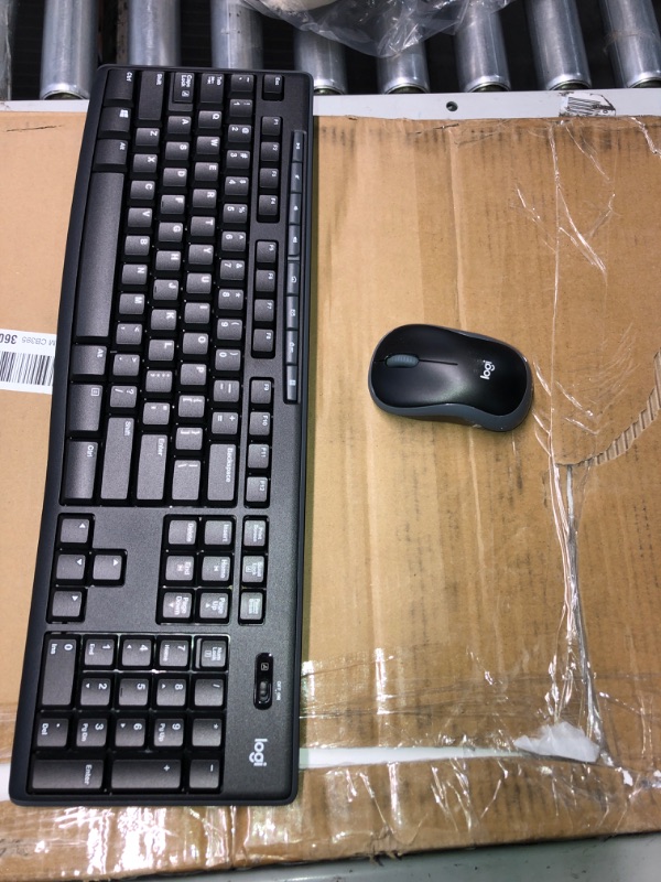 Photo 2 of (NON-REFUNDABLE) Logitech MK270 Wireless Keyboard And Mouse Combo For Windows, 2.4 GHz Wireless, Compact Mouse, 8 Multimedia And Shortcut Keys, For PC, Laptop - Black 1 Pack