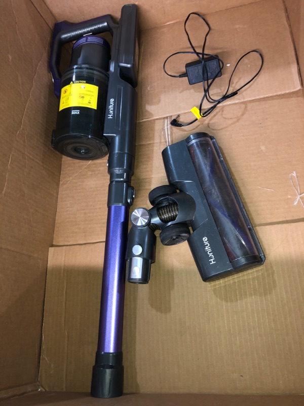 Photo 1 of (NON-REFUNDABLE) Cordless Vacuum Cleaner, 450W Stick Vacuum Cleaner, OLED Color Screen Display, Up to 55mins, 8 Animation Modes, Multi-cone Filtration, Handheld Vacuum for Hardwood Floors, Carpets, Pet Hair S14