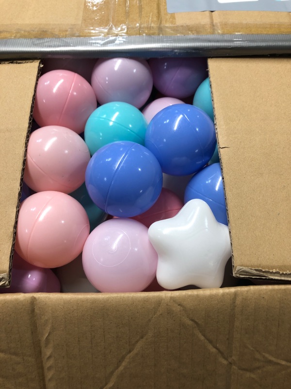 Photo 1 of LILIFUL 500 PCS SMALL PLASTIC  BALLS FOR BALLPIT