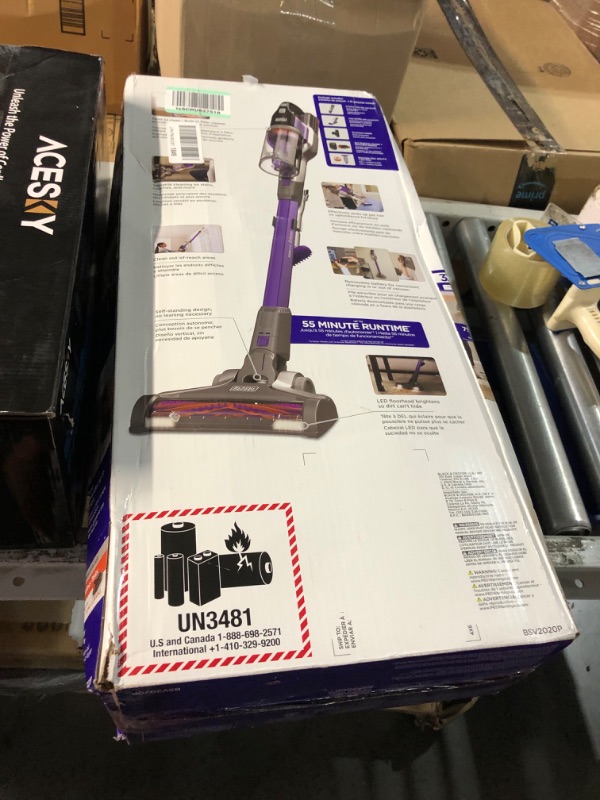 Photo 2 of BLACK+DECKER Powerseries Extreme Cordless Stick Vacuum Cleaner for Pets, Purple (BSV2020P) 20V Pet Vacuum