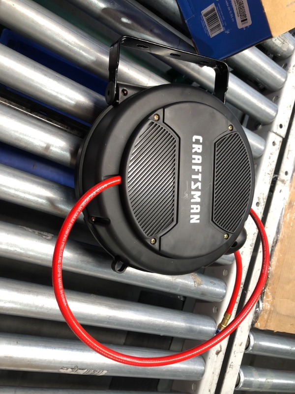 Photo 3 of ***USED - LIKELY MISSING PARTS - UNABLE TO VERIFY FUNCTIONALITY***
CRAFTSMAN Craftsman Mini Retractable Hose Reel, CMXZTSG1144NB