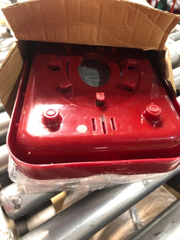 Photo 2 of ***MISSING PARTS***Multifunction Nonstick Baking Maker with 3 Interchangeable Plates for Fried Eggs/ Steak, Takoyaki, Cake Pops, Grill, RED-1