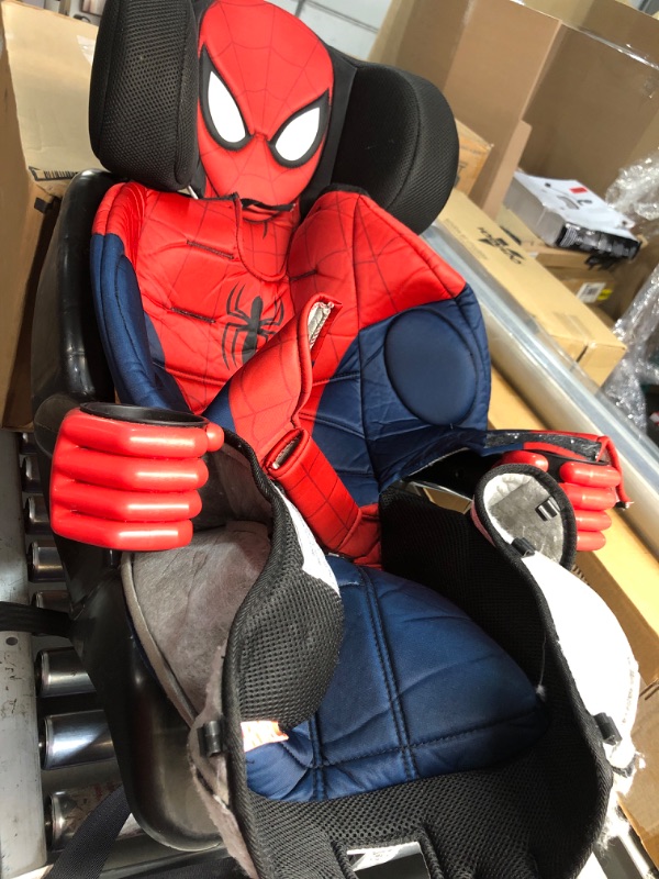 Photo 2 of ***HEAVILY USED AND DIRTY - SEE PICTURES - LIKELY MISSING PARTS***
KidsEmbrace Marvel Spider-Man 2-in-1 Forward-Facing Booster Car Seat LATCH | 5-Point Harness Booster 22-65lbs converts to Belt-Positioning Booster 40-100lbs | Adjustable