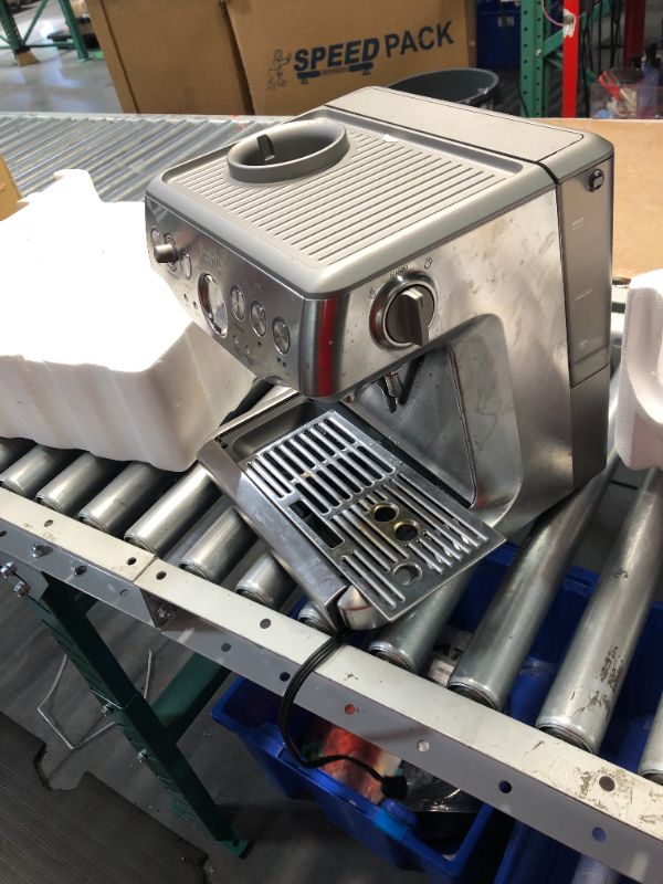 Photo 2 of ***USED - MISSING NUMEROUS PARTS - SEE PICTURES - UNABLE TO TEST***
Breville Stainless Steel Barista Express Espresso Machine Light Silver BES870XL