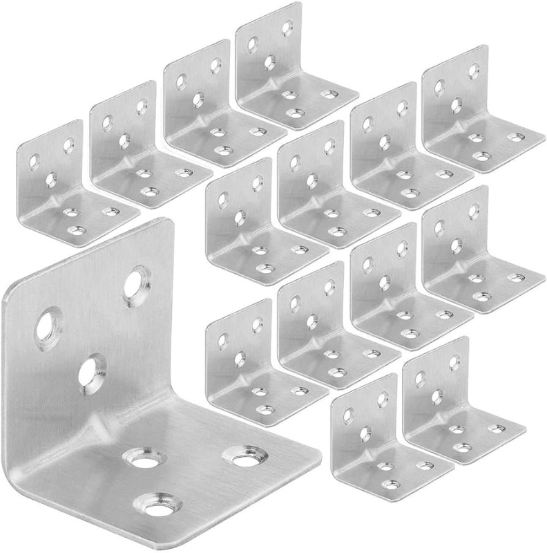 Photo 1 of 64 PCS Stainless Steel Corner Brace, 38MM X 30MM X 30MM