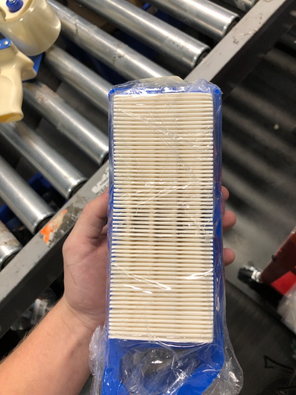 Photo 1 of HOODELL 2 Pack 697153 Air Filter, Compatible with Briggs and Stratton 698083 795115, John Deere gy20573, Premium Lawn Mower Air Cleaner