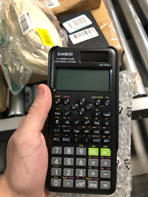 Photo 2 of Casio fx-300ESPLUS2 2nd Edition, Standard Scientific Calculator, Black