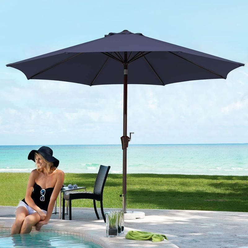 Photo 1 of (see all images) JEAREY 10ft Patio Umbrella Outdoor Umbrella 