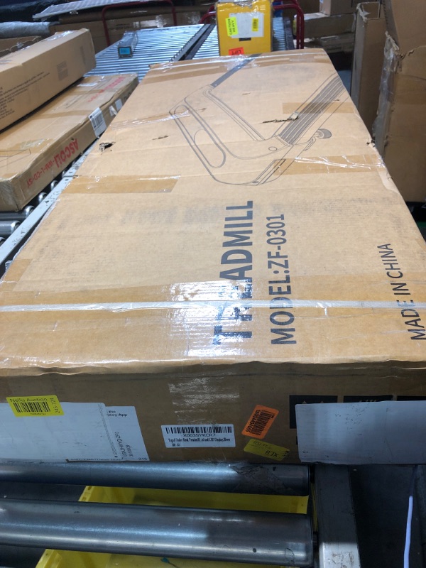 Photo 4 of ***NON-REFUNDABLE NO RETURNS SOLD AS IS**PARTS ONLY******USED - MISSING REMOTE AND POWER CABLE - CANNOT BE OPERATED WITHOUT THE REMOTE***
Under Desk Treadmill, Walking Pad for Home and Office, 2.5 HP Portable Walking Jogging Running Machine with Remote Co