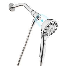 Photo 1 of **READ NOTES***
Glacier Bay Push Release 6-Spray Wall Mount Handheld Shower Head 1.8 GPM in Chrome