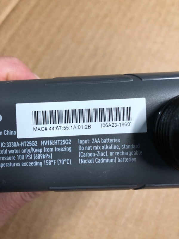 Photo 3 of ***USED - NO PACKAGING - UNABLE TO TEST***
Orbit B-Hyve Gen 2 Smart Hose Faucet Irrigation Controller/Wi-Fi Hub