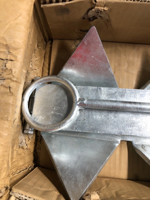 Photo 3 of Extreme Max 3006.6652 BoatTector Zinc-Plated Cube Anchor (Box Style) - 19 lbs.