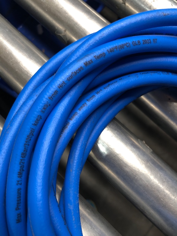 Photo 3 of Greenworks 50 ft PVC Pressure Washer Hose
