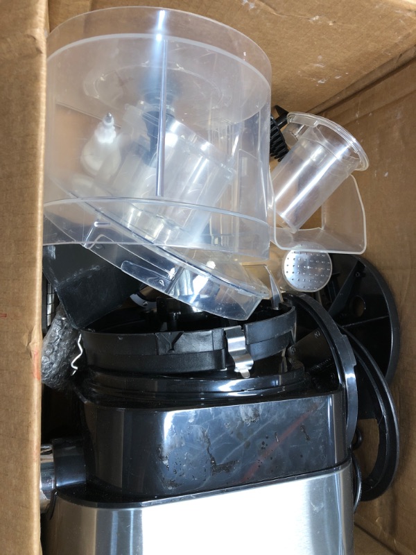 Photo 3 of (not functional)(sold for parts only) Anatole Commercial Food Processor 20-Cup Electric Vegetable Dicer Chopper 600W 5 in 1 