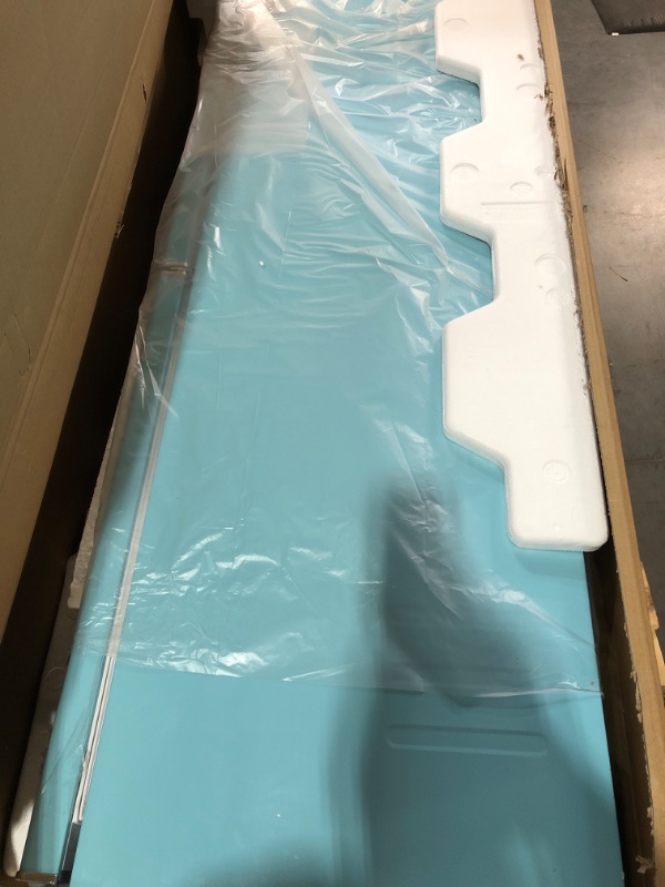 Photo 1 of Galanz GLR74BBER12 Retro Refrigerator with Bottom Mount Freezer Frost Free, Dual Door Fridge, Adjustable Electrical Thermostat Control, 7.4 Cu Ft, Blue Blue 7.4 cu ft Refrigerator